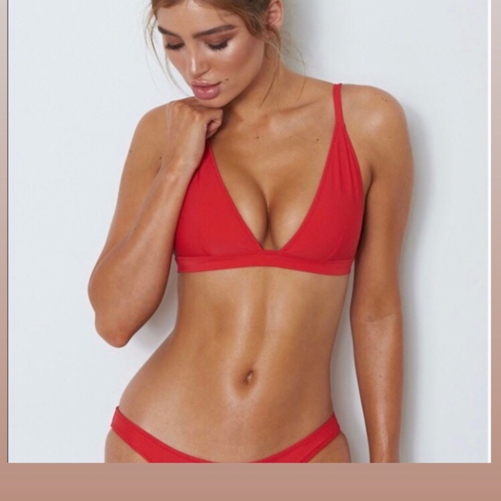Miami Bikini Top Red & San Luca Bottoms Red WFB